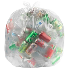 Clear Garbage Bags - 20" x 22", Clear, 6MIC, HDPE | 1000pcs