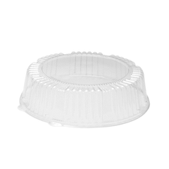 PET Tray High Dome Lid, 18"  - Clear, Plastic | 25 pcs