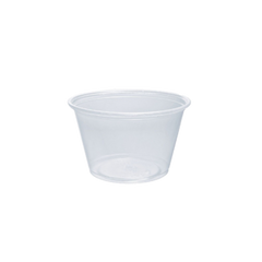 Solo / Dart - Plastic Portion Cups - 4 oz, Clear - P400N / 400PC | 2500 pcs, 9x4/S