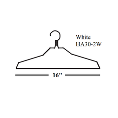 Price Group - Shirt Hanger - White, 16", 14.5 Gauge | 500 pcs, 10.5x6/S