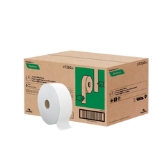 Jumbo Roll Bathroom Tissue - 3.5"x 1400', 2 Ply - T260 | 6 Rolls